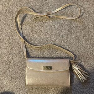 NWT Lilly Pulitzer Gold clutch